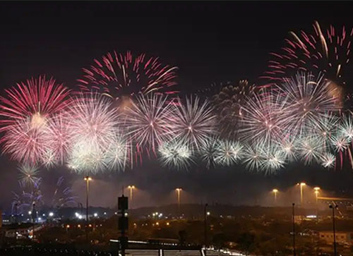 三原县焰火晚会